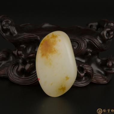 新疆和田红皮一级白玉籽玉 原石 20.2克