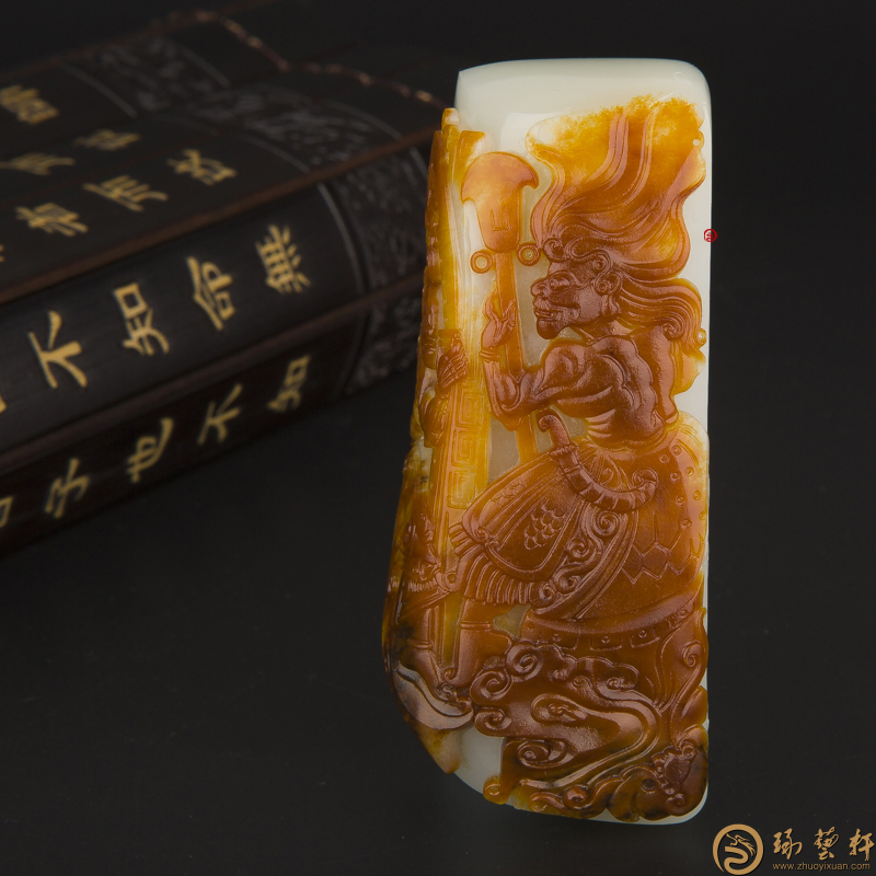 和田玉籽料诱人的皮色!